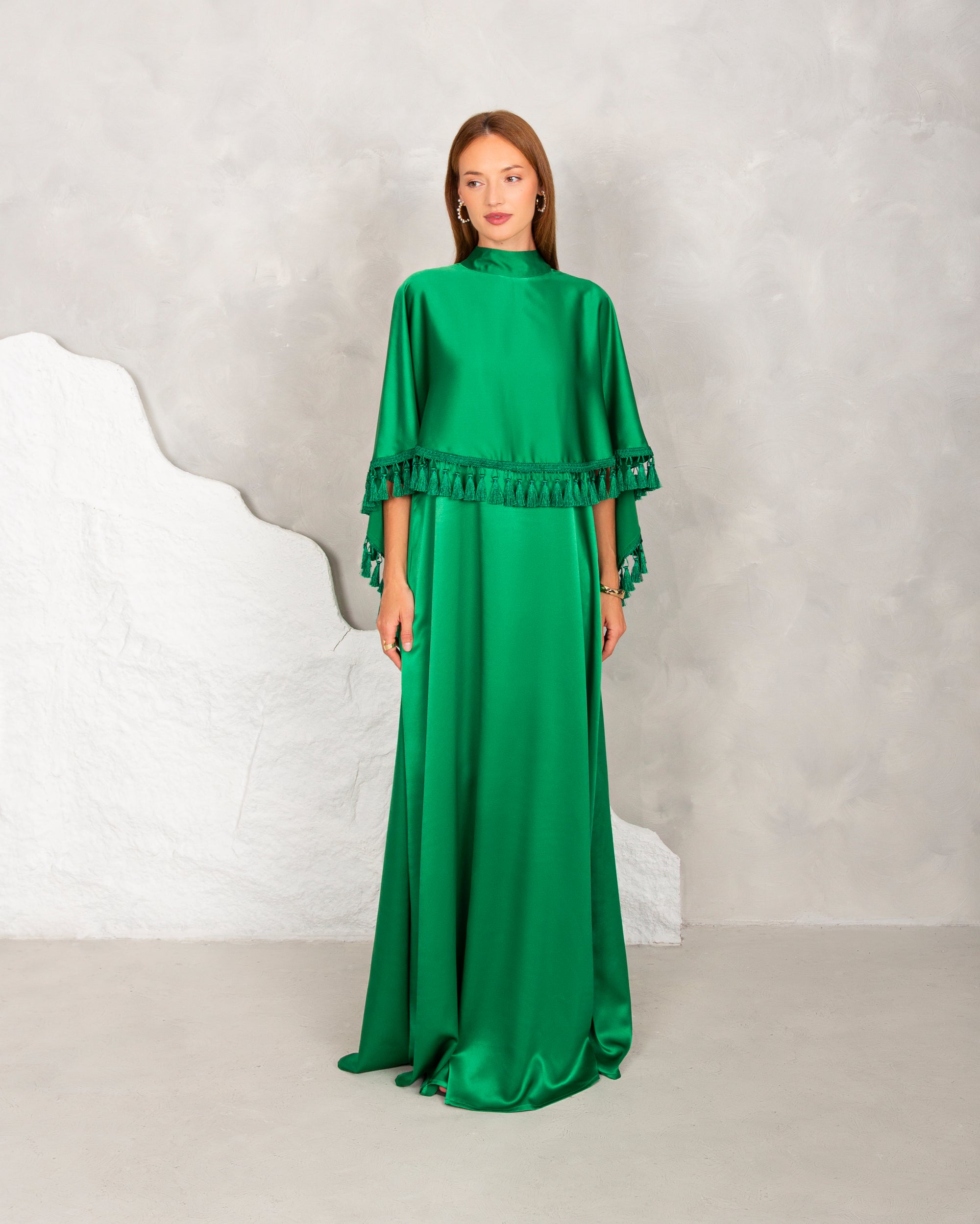 samra satin dress Samra Satin Dress in Black Hijabglamour